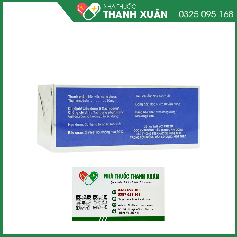 BENTARCIN Capsule 80mg hỗ trợ tăng cường miễn dịch (6 vỉ x 10 viên)